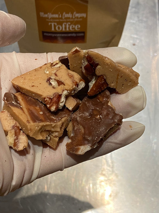 Pumpkin pie and Pecan holiday Toffee